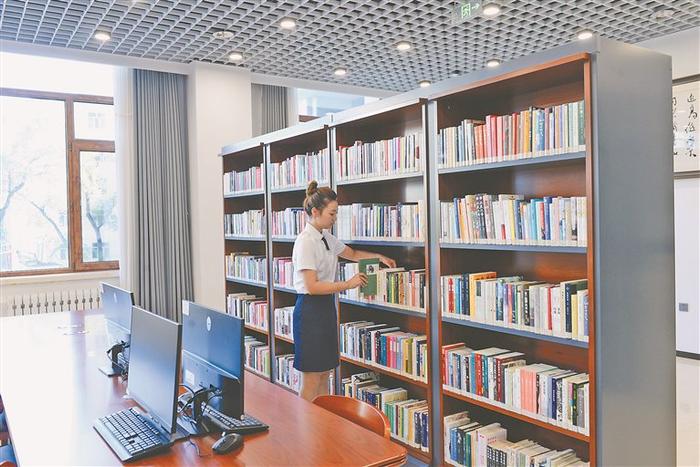 黑龍江省人才公寓閱覽室。